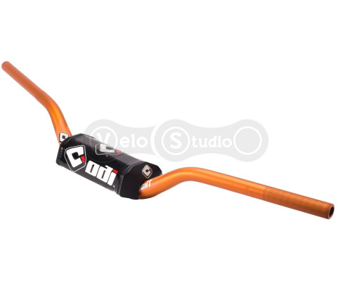 Мото кермо ODI MX Handlebars, Podium FLIGHT, 805 мм, підйом 57 мм, KTM (2016+) 628 Orange