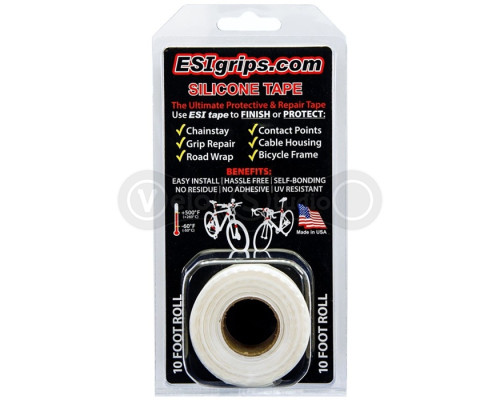 Силіконова стрічка ESI Silicon Tape 10 (3,05м) Roll White (білий)