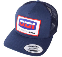 Кепка ODI California Hat Flat Bil Retro/Dad Navy/Wht One Size