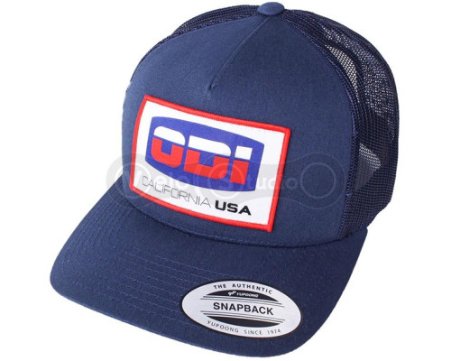Кепка ODI California Hat Flat Bil Retro/Dad Navy/Wht One Size
