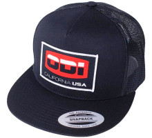 Кепка ODI California Hat Flat Bil BLk/BLk One Size