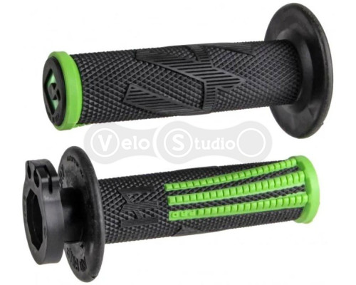 Мото грипсы ODI EMIG PRO MX V2 Lock-On Grip Black/Green