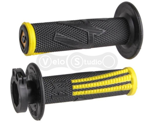 Мото грипсы ODI EMIG PRO MX V2 Lock-On Grip Black/Yellow