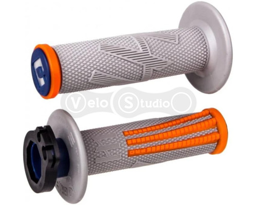 Мото грипсы ODI EMIG PRO MX V2 Lock-On Grip Gray/Orange