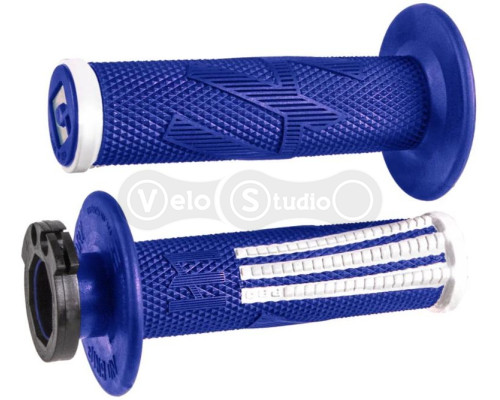 Мото грипсы ODI EMIG PRO MX V2 Lock-On Grip Blue/White