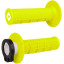 Мото грипсы ODI HALF-WAFFLE MX V2 Lock-On Flo-Yellow Мото грипсы ODI HALF-WAFFLE MX V2 Lock-On Flo-Yellow