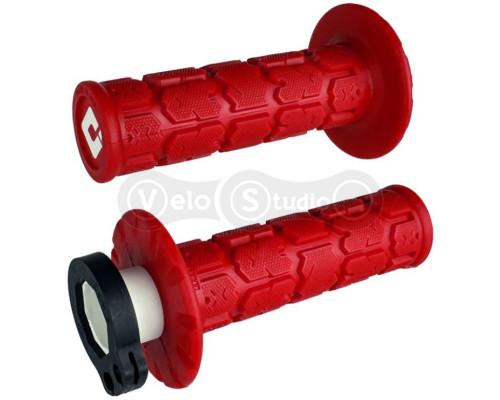 Мото грипсы ODI MX V2 Lock-On; Rogue Grip Dark Red