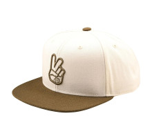 Кепка TLD FLAT BILL SNAPBACK; PEACE [VINTAGE WHITE / OLIVE] One Size