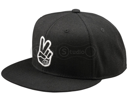 Кепка TLD FLAT BILL SNAPBACK; PEACE [BLACK] One Size