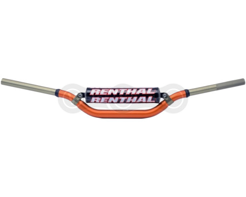 Руль Renthal Twinwall® Handlebar 811 мм, подъём 53 мм [Orange], VILLOPOTO/STEWART