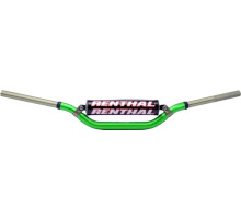 Руль Renthal Twinwall® Handlebar 804 мм, подъём 64 мм [Green], HONDA / KAWASAKI