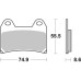 Колодки гальмівні Renthal RC-1 Front Brake Pads, BP-507-HHP, Sintered