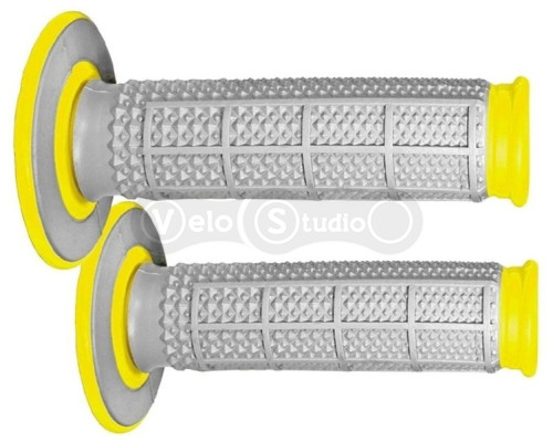 Грипсы Renthal MX Tapered Grips - Dual Compound G194 [Yellow], Soft