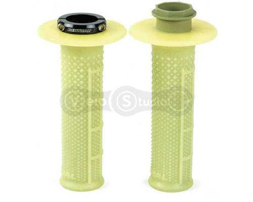 Грипси Renthal MX R-Works Lock-On Tapered Grips - Half Waffle G240 [Aramid], Kevlar