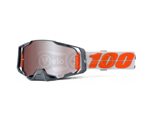 Маска 100% ARMEGA HiPER Goggle [Silver], HiPER Silver Lens