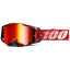 Маска 100% ARMEGA Goggle [Red], Mirror Red Lens