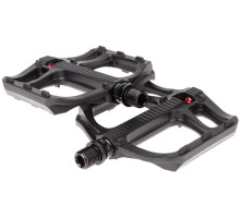 Педали TW нейлон (105x105) втулка, промподшипник, черные