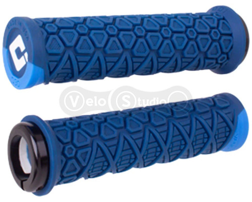Грипсы ODI Vanquish, v2.1 Lock-On ,MTB , Closed End BLue/BLue/Black