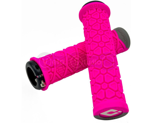 Грипсы ODI Vanquish, v2.1 Lock-On ,MTB , Closed End Pink/Gray w/Blk