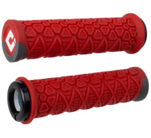 Грипси ODI Vanquish, v2.1 Lock-On ,MTB , Closed End Red/Grph w/Blk