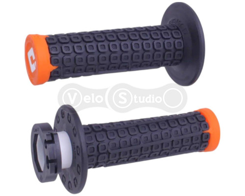 Мото грипсы ODI NOMAD V2 Lock-On Off-Road Grip Black/Orange