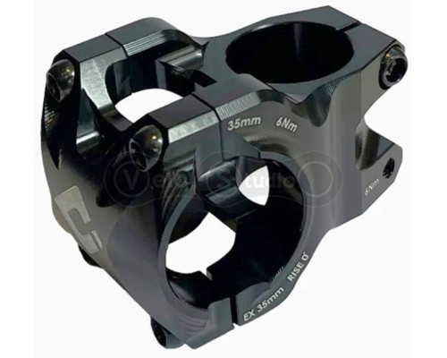 Вынос руля ODI Flight Control Stealth 35mm 0 Rise Black