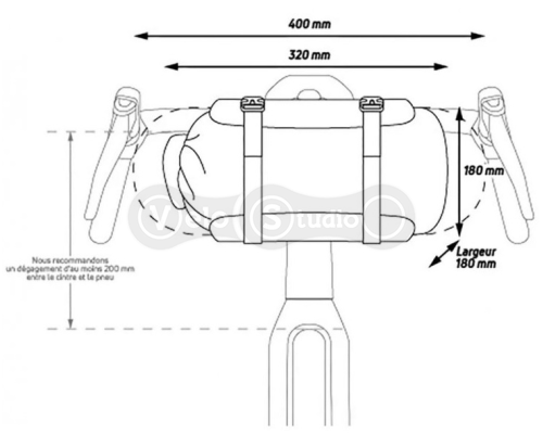Сумка на руль велосипеда Zefal Z ADVENTURE F10 водонепроницаемая