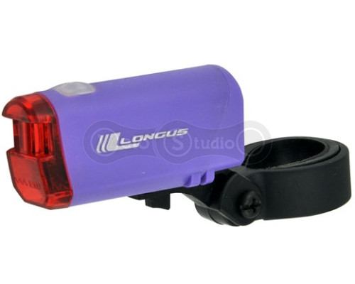 Задняя мигалка Longus 1 SUPER LED 2 функции, фиолетовая