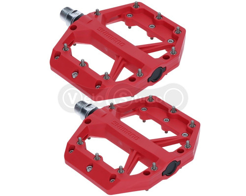 Педалі Shimano PD-GR400L, ENDURO/TRAIL, червоні
