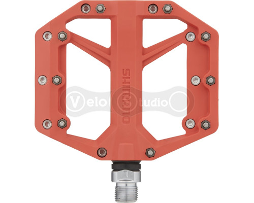 Педалі Shimano PD-GR400L, ENDURO/TRAIL, червоні