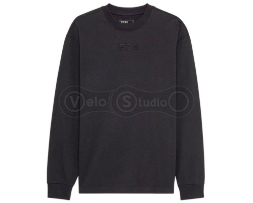 Футболка FOX OVERSIZE Long Sleeve Tee - WORDMARK [Black], L