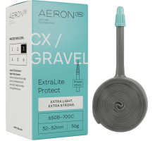 Камера AERON TPU CX/Gravel ExtraLite Protect 650B-700Cx32-52 Presta 42 56г