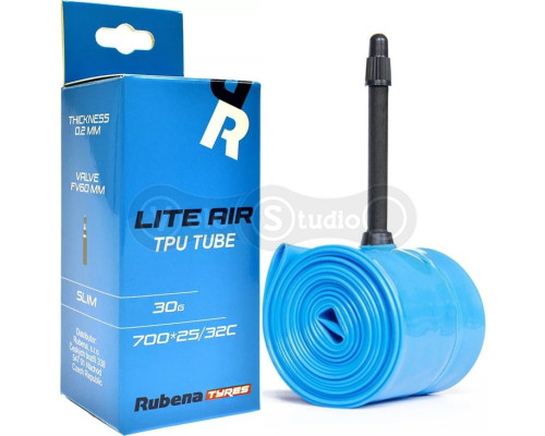 Камера Rubena Lite Air TPU 700 x 25/32C (25/32 – 622) FV60 (0,3 мм) 30 г