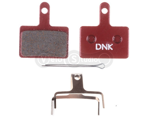 Тормозные колодки DNK B01, полуметалл (для Shimano MT200, Tektro, TRP, Promax)