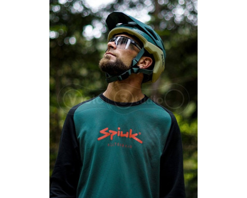 Джерсі MTB Spiuk All Terrain довгий рукав чоловіче зелене S
