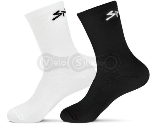 Шкарпетки Spiuk Anatomic Medium біло-чорні р 38-42 (2 пари в упаковці)