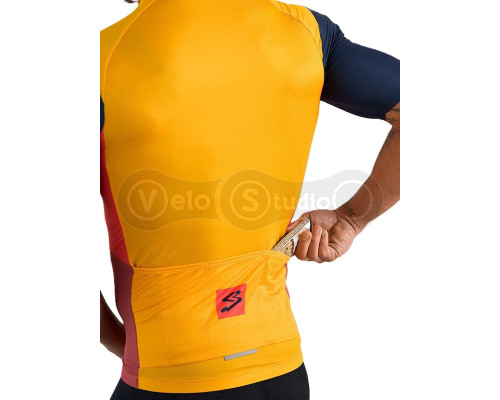 Джерси Spiuk Searchers короткий рукав мужское желтое XL