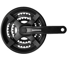 Шатуны Shimano FC-TY301, 175мм, 42x34x24, 6/7/8 скоростей, OEM