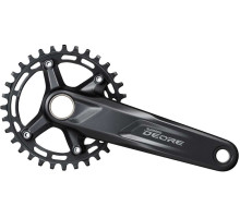 Шатуны Shimano FC-M5100-1 DEORE, встроенная ось, 170мм 30T 10/11-шв. CL-52мм без каретки
