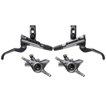 Комплект гальм Shimano M9200 DEORE XTR перед + зад (2-поршн каліпер, J-kit гідролінії 1000 та 1700мм)