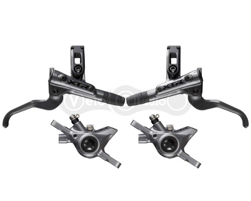 Комплект тормозов Shimano M9200 DEORE XTR перед + зад (2-поршн калипер, J-kit гидролинии 1000 и 1700мм)