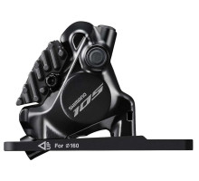 Каліпер гідравлічного гальма Shimano BR-R7170-F, 105, FLAT MOUNT передній адаптер 140/160мм, колодка L05A RESIN PAD(W/FIN)