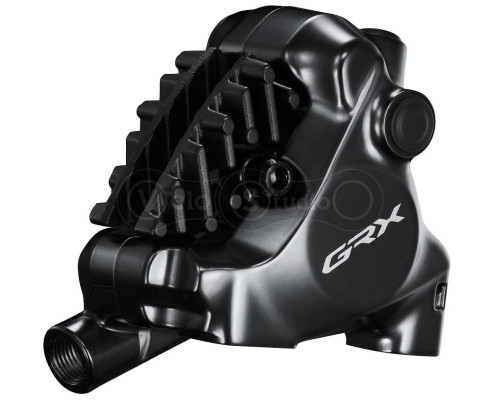 Калипер гидравлического тормоза Shimano BR-RX820, GRX, задний FLAT MOUNT, болт 25MM, без адаптера, колодка L05A RESIN PAD(W/FIN)