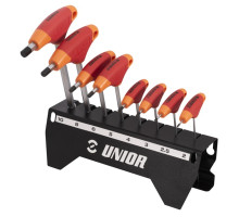 Набор шестигранников с рукояткой Unior Tools HX 2-2.5-3-4-5-6-8-10 (8 шт.)
