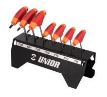 Набор ключей Torx с рукояткой Unior Tools TX8-10-15-20-25-27-30 (7 шт.)