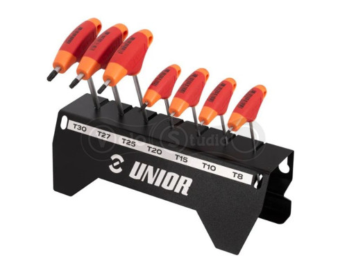 Набор ключей Torx с рукояткой Unior Tools TX8-10-15-20-25-27-30 (7 шт.)