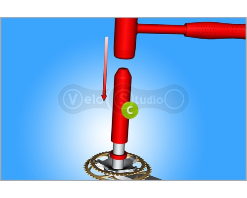 Усиленный набор инструментов Unior Tools Campagnolo для снятия шатунов и установки кареток