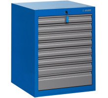 Тумба инструментальная широкая Unior Tools, 8 ящиков