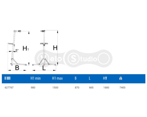 Стійка для ремонту велосипеда Unior Tools BikeGator+ quick release