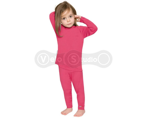 Термофутболка с длинным рукавом ICEBREAKER JN BF 200 Oasis Crewe Junior bloom 08